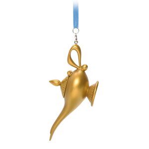 Disney Parks the Lamp and Genie from Aladdin Christmas Ornament New With Tags